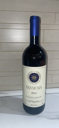 Sassicaia 2016 bottiglia vino - 2016,