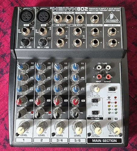 Behringer xenyx 802 - behringer, 8-input