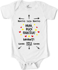 Body Neonato Divertente Papà