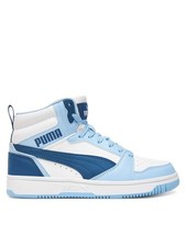 Puma Rebound V6 Mid Celeste Scarpe Ragazzo Sportive Sneakers 393831 32
