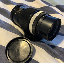 Minolta 135 mm F/4 ROKKOR-TC obiettivo messa a fuoco manuale + custodia ottime condizioni