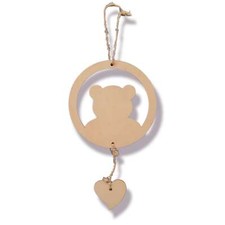 STOCK 7 Pz Sagoma in Legno con