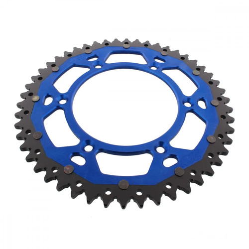 Pignone alluminio blu denti - blu,