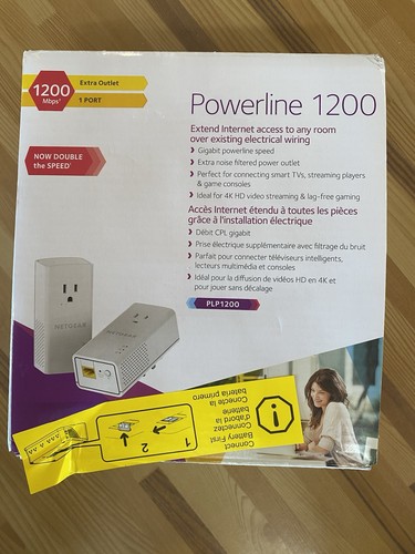 Netgear powerline 1200 plp1200 - netgear,