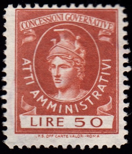 Italy revenue stamp