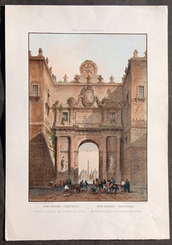 Stampa antica benoist 1870 - antica,