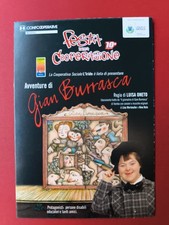 FESTA DELLA COOPERAZIONE GIANBURRASCA CARTOLINA PUBBLICITARIA A COLORI AFFRANCAT