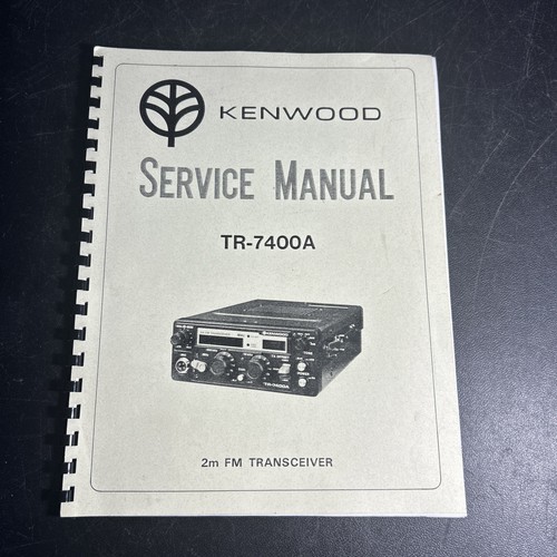 Kenwood 7400a manuale di - kenwood, tr-7400a