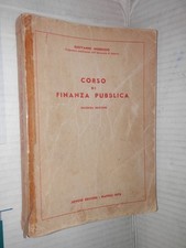 CORSO DI FINANZA PUBBLICA Giovanni Ingrosso Jovene 1978 economia libro manuale