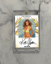 Kate Upton Trading Card Fanart Auto Firma Autografo Da Collezione