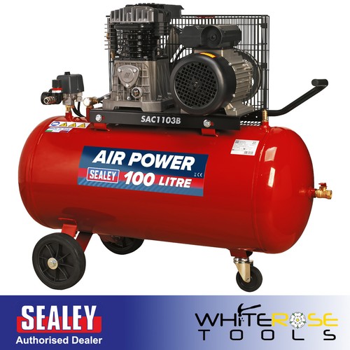 Compressore sealey 100l - compressore,