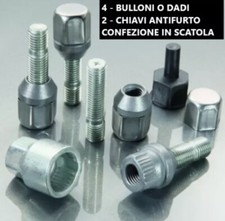 BULLONI DADI ANTIFURTO RUOTA FARAD LOCKET PORSCHE CAYENNE TUTTI I MODELLI
