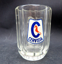 ANTICO BOCCALE IN VETRO PER BIRRA " CERVISIA "  GENOVA -