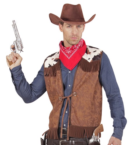 Gilet cowboy taglia m l - ,