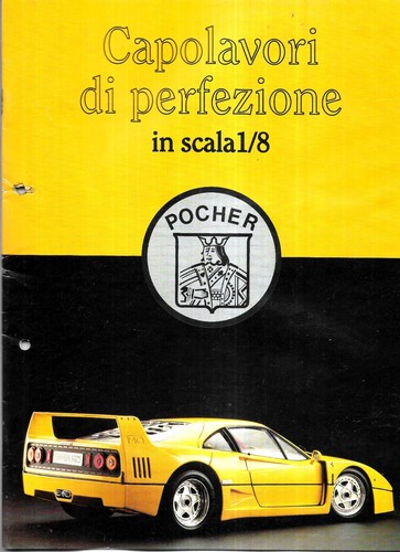Catalogo pocher ferrari - pocher, 1:8