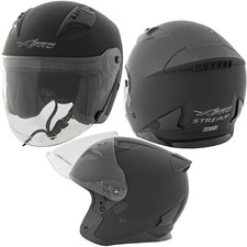 Casco Jet Moto Aperto Visiera