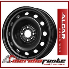 KFZ 8185 1 CERCHIO IN FERRO DA 15 6J ET40 BLACK PER FORD KA 2 RU8 2009 - 2016