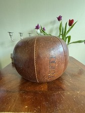 Palla medica pelle vintage - palla,