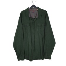 WOOLRICH Camicia verde spessa