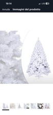 albero di natale bianco 150cm