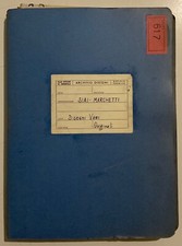 SIAI MARCHETTI SEZIONE VOLO VERTICALE CARTELLA DISEGNI ORIGINALI AERONAUTICA