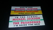 2 STICKERS JUKE BOX MICHAEL JACKSON
