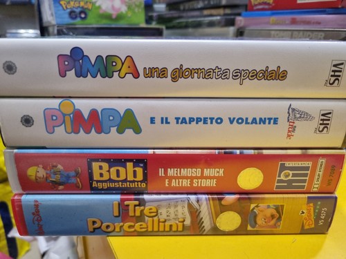 Lotto vhs cartoni - vhs,
