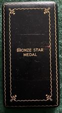 Scatola Originale Per Medaglia Stella Bronzo USA América Bronze Star Medal