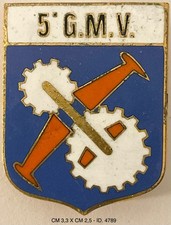 AERONAUTICA MILITARE 5° GMV GRUPPO MANUTENZIONE VEICOLI DISTINTIVO PROD. JOHNSON