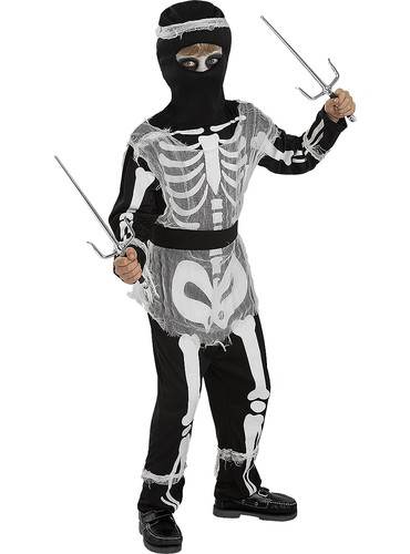 Costume ninja scheletro - ninja,