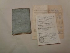 DOCUMENTI LIBRETTO MOTO GUZZI 63 1960