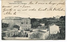 1906 Antignano Ville Castoldi Gilli e Donegani Guller dest. Firenze FP B/N VG