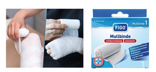Rotolo garza elastica 6cmx4m - garza,
