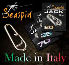 MOSCHETTONE SPINNING JACK SEASPIN VARIE MISURE ARTIFICIALI MOMMOTTI PESCA SGANCI
