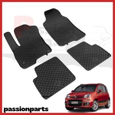 TAPPETI PANDA DAL 2012 IN GOMMA SAGOMATI CON FIX TAPPETINI KIT 4 PEZZI