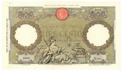 100 lire capranesi - 100,
