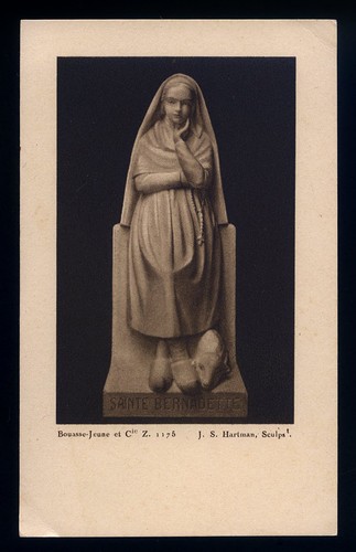 Santino holy card bernadette - santino-holy, card"s.bernadette