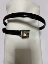 Gucci Cintura Pelle Navy Pelle