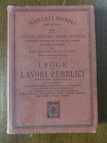 Manuali hoepli legge sui - -,