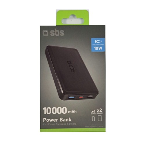 Sbs power bank 000 mah - sbs, 10.000