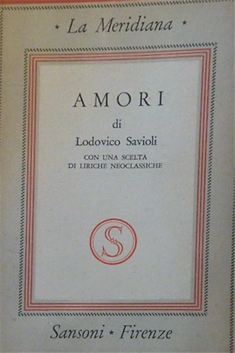 Savioli lodovico amori - savioli,, lodovico.