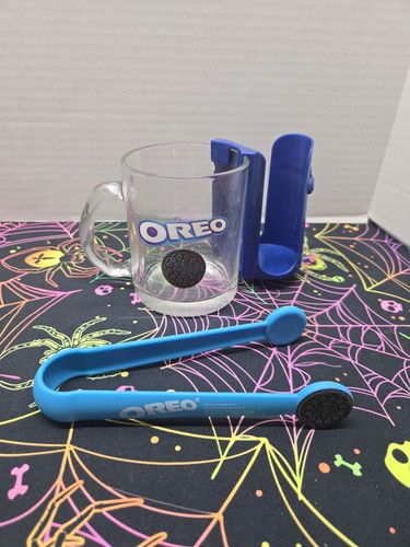 Tazza oreo vetro con - in,