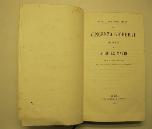 Mauri achille della vita - della, e