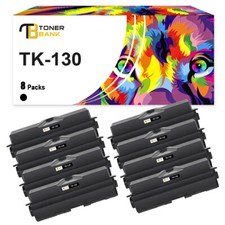 Toner 8 XXL compatibili per Kyocera Mita TK-130 TK130 FS-1028 FS-1300 FS-1350DN
