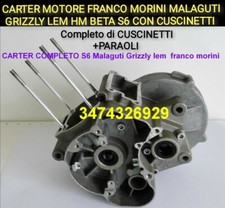 BLOCCO  MOTORE FRANCO MORINI MALAGUTI GRIZZLY LEM HM BETA CON CUSCINETTI PARAOLI