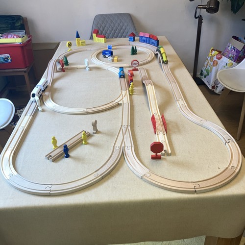 Set binari treno legno - binari,