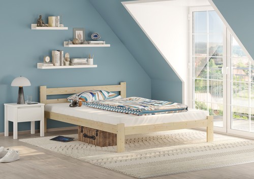 Letto matrimoniale legno - letto,