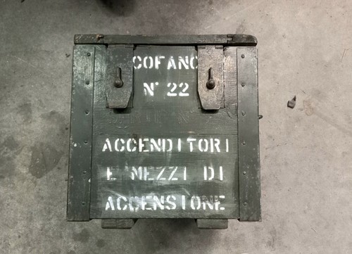 Cassa militare legno cofano - militare,