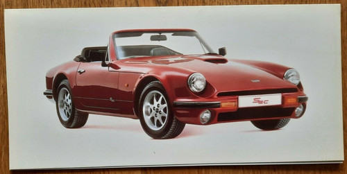 Brochure auto tvr - s3c, 1992