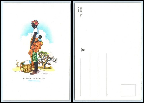 Central africa postcard - postcard,